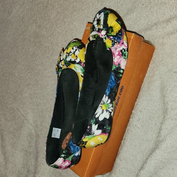 ROCKET DOG Floral Ballet Flats w/ bow - Picture 3 of 8